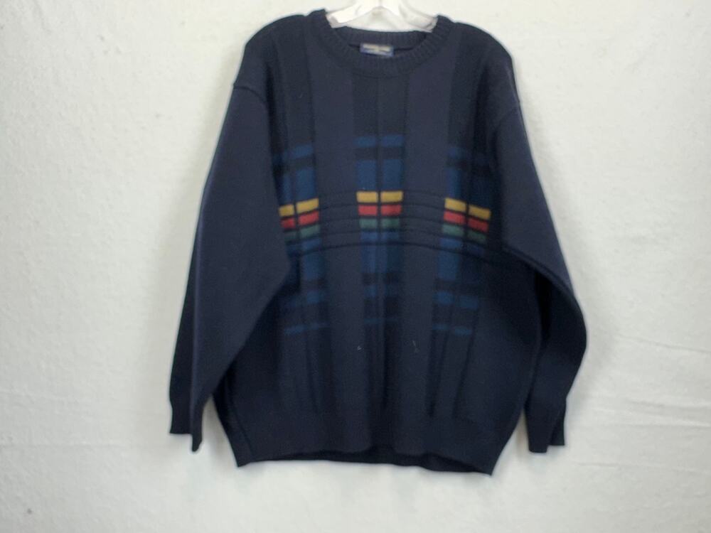 Fiordland Vintage Men's New Zealand Pure New Wool Sweater Size Large